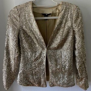 H&M Gold Sequin Jacket